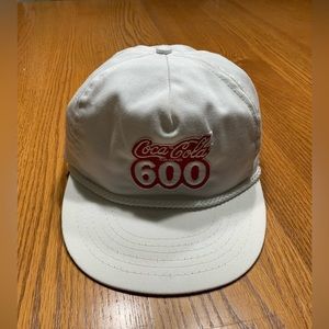 Vintage Coca Cola 600 snap back hat.